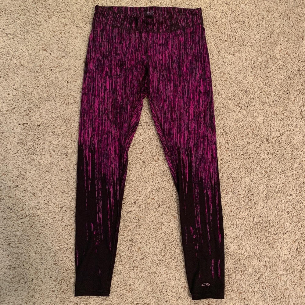 Pink and Black Champion DuoDry Leggings